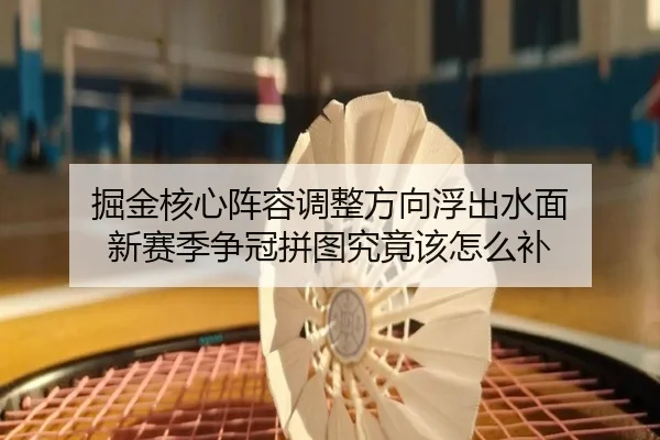 掘金核心阵容调整方向浮出水面 新赛季争冠拼图究竟该怎么补